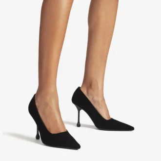 Zapatos de salón Ixia 95 de terciopelo negro