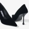 Zapatos de salón Ixia 95 de terciopelo negro