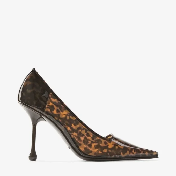 Zapatos de salón Ixia 95 de TPU color ámbar carey
