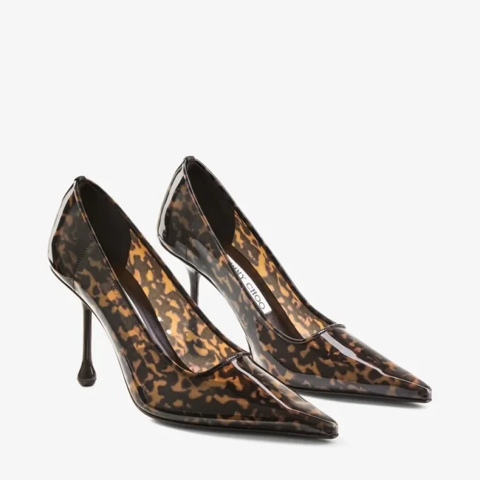 Zapatos de salón Ixia 95 de TPU color ámbar carey