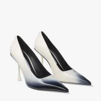 Zapatos de salón Ixia 95 en color latte de piel spazzolato pulverizada