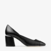 Zapatos de salón Jenson 65 en charol negro y piel napa