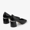 Zapatos de salón Jenson 65 en charol negro y piel napa