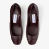 Zapatos de salón Jenson 65 en napa de charol color merlot intenso