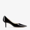 Zapatos de salón Love 65 de charol negro con emblema JC Zapatos de salón Love 65 de charol negro con emblema JC