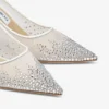 Zapatos de salón Love 65 de malla blanca con cristales DéGradé