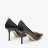 Zapatos de salón Love 85 de piel de becerro negra con el emblema Jc