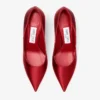 Zapatos de salón Love 85 en satén rojo rubí