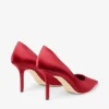 Zapatos de salón Love 85 en satén rojo rubí
