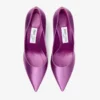 Zapatos de salón Love 85 en satén violeta orquídea Zapatos de salón Love 85 en satén violeta orquídea