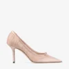 Zapatos de salón Love Mesh 85 Macaron de satén con tul fruncido Zapatos de salón Love Mesh 85 Macaron de satén con tul fruncido