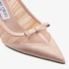 Zapatos de salón Love Mesh 85 Macaron de satén con tul fruncido Zapatos de salón Love Mesh 85 Macaron de satén con tul fruncido