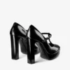 Zapatos de salón Marene Mary Jane 120 de piel de becerro pulida en negro con hebilla de cristal Zapatos de salón Marene Mary Jane 120 de piel de becerro pulida en negro con hebilla de cristal