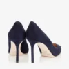 Zapatos de salón Romy 85 de ante azul marino con punta afilada Zapatos de salón Romy 85 de ante azul marino con punta afilada