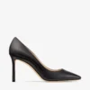 Zapatos de salón Romy 85 de piel de cabritilla negra con punta afilada Zapatos de salón Romy 85 de piel de cabritilla negra con punta afilada