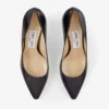 Zapatos de salón Romy 85 de piel de cabritilla negra con punta afilada Zapatos de salón Romy 85 de piel de cabritilla negra con punta afilada