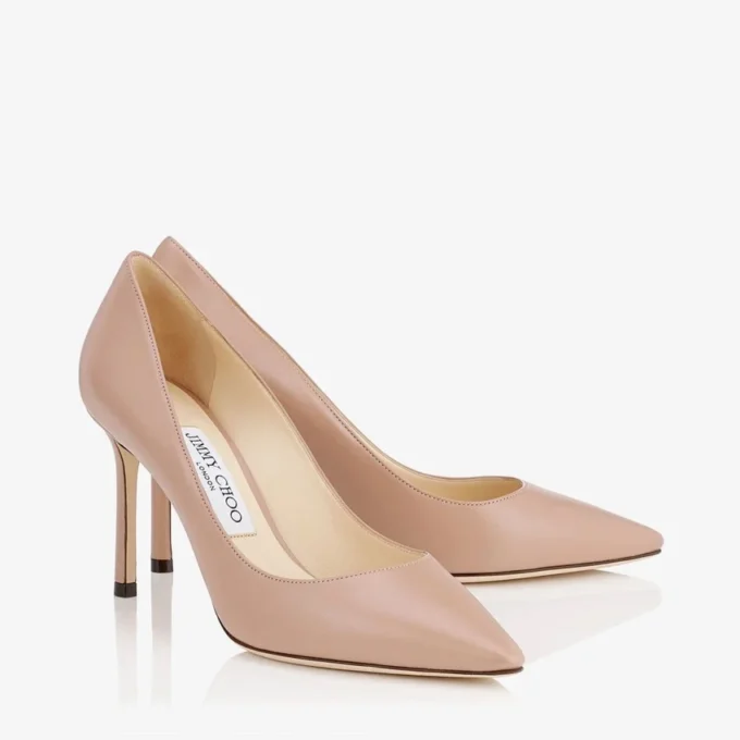 Zapatos de salón Romy 85 de piel de cabrito rosa ballet Zapatos de salón Romy 85 de piel de cabrito rosa ballet