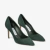 Zapatos de salón Romy 85 en ante verde británico a tono Zapatos de salón Romy 85 en ante verde británico a tono