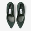 Zapatos de salón Romy 85 en ante verde británico a tono Zapatos de salón Romy 85 en ante verde británico a tono