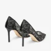 Zapatos de salón Romy 85 negros con encaje de jimmy choo Zapatos de salón Romy 85 negros con encaje de jimmy choo