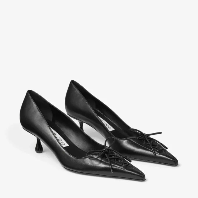 Zapatos de salón Scarlett 50 de piel napa negra Zapatos de salón Scarlett 50 de piel napa negra