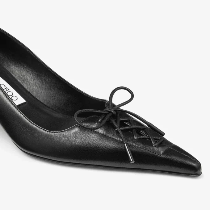 Zapatos de salón Scarlett 50 de piel napa negra Zapatos de salón Scarlett 50 de piel napa negra