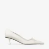 Zapatos de salón Scarlett 50 en piel napa color latte