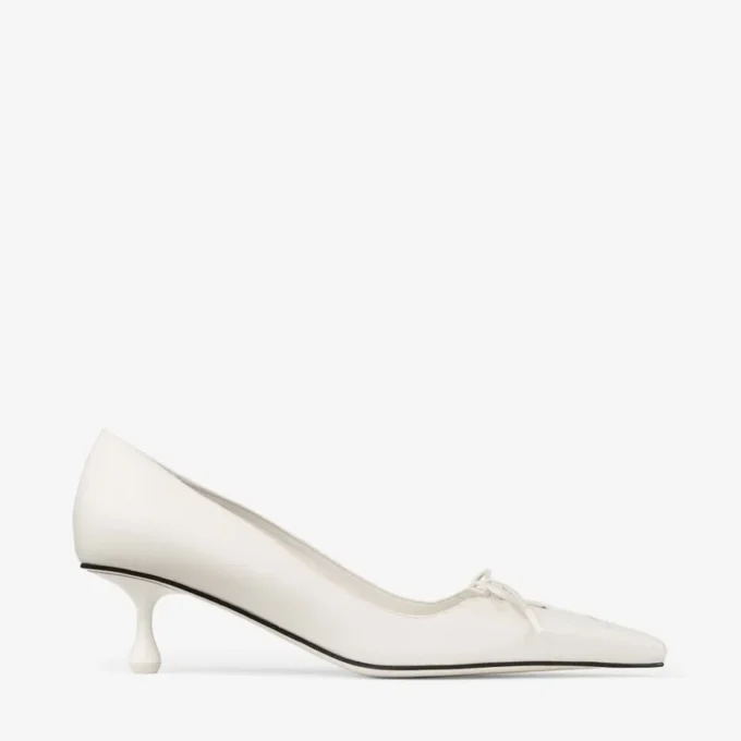 Zapatos de salón Scarlett 50 en piel napa color latte