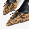 Zapatos de salón Scarlett 95 de potro con estampado de leopardo natural