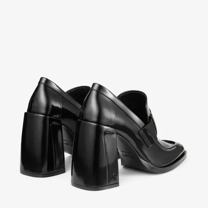 Zapatos de salón Tylor 95 negros en piel spazzolato suave
