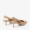 Zapatos de tacón bajo con talón abierto Amel 50 de ante Chai