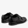 Zapatos Finnion con hebilla, de cuero cepillado negro Zapatos Finnion con hebilla, de cuero cepillado negro