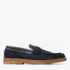 Zapatos Josh Driver de ante reverso azul marino Zapatos Josh Driver de ante reverso azul marino